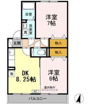 ポラリス B棟の間取り画像