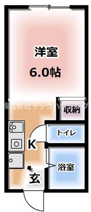フリーディオ東町の間取り画像