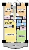 グランドソーワ今福鶴見の間取り画像