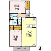 アスクール B棟の間取り画像