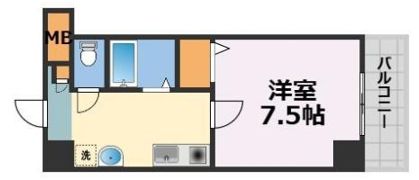 フォレスト西道頓堀の間取り画像