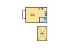 コーポ大里の間取り画像