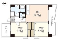 東雲マンションの間取り画像