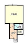富田町コーポ(西側)の間取り画像