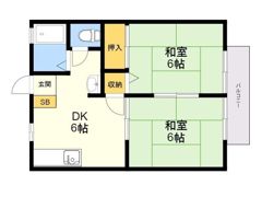 グレイシー南福岡の間取り画像