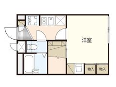 レオパレスイーストシャルムの間取り画像