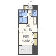 エス・キュート梅田中崎町の間取り画像
