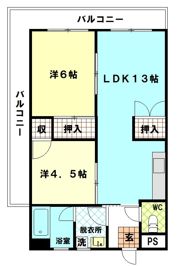 新成増ハイツの間取り画像