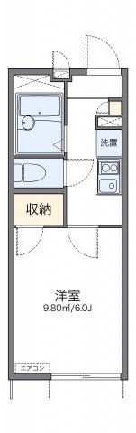 レオパレステラスつばさの間取り画像