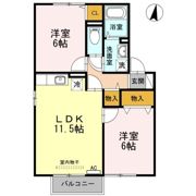 グリーンベルズ C棟の間取り画像