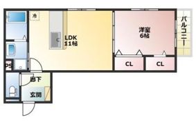セジュール宮崎の間取り画像