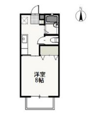 コスモス・インハイツ Bの間取り画像