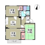 エルジュネスAの間取り画像