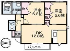 パールヴァティレジデンス 津倉 J棟の間取り画像