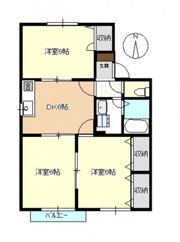 あくらコーポ Bの間取り画像