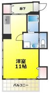 マンション和か水の間取り画像