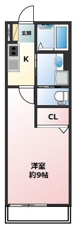 LAQLAS（ラクラス）横浜星川の間取り画像
