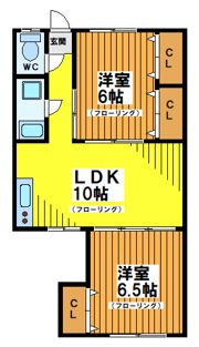 コーポ千代荘の間取り画像