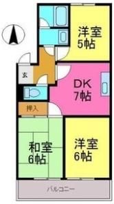 エクセル大谷の間取り画像