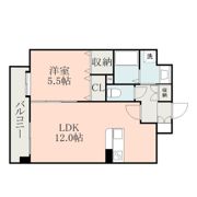 グランブルー五福の間取り画像