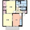 セジュールシフォンB棟の間取り画像