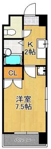ニューサンリバー7番館の間取り画像