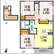 ディアコートやまがの間取り画像