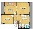 井堀南団地3棟 203号室の間取り画像