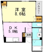 ウォークス島崎の間取り画像