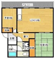 たかみマンションの間取り画像