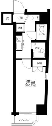 ロイヤルアメニティー白金の間取り画像