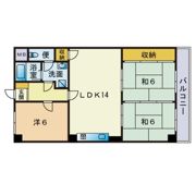 エバーライフ吉塚駅前の間取り画像