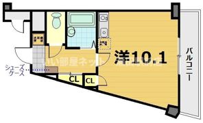 クレスト草津の間取り画像