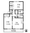 たちばなハイツの間取り画像