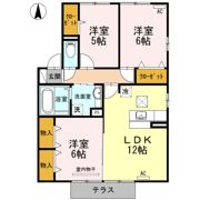 Green hills Kの間取り画像