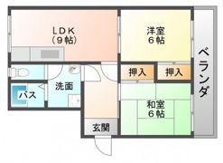 第1コーポ田上の間取り画像