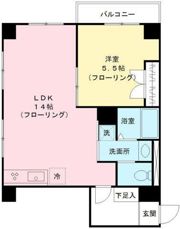 京王目黒マンションの間取り画像