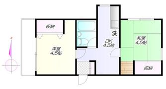 コスモ壹番舘の間取り画像