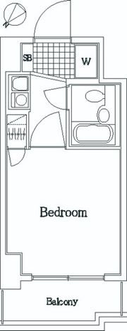 クリオ神奈川新町壱番館の間取り画像