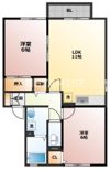 プレステージ植松A棟の間取り画像