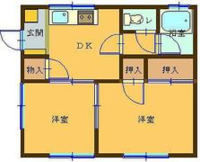 ハムリット上里の間取り画像