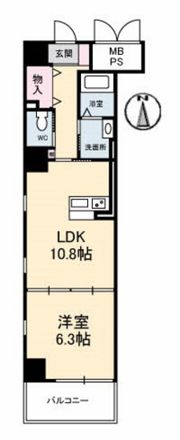 ウエストサイド岡山の間取り画像