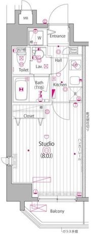 ガーラ・ヴィスタ水道橋の間取り画像