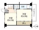 ビレッジハウス安古市2号棟の間取り画像