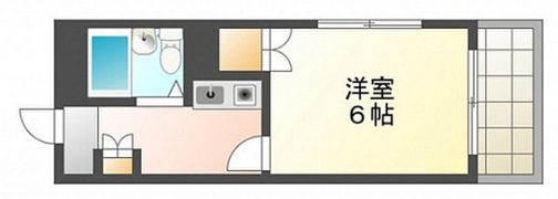 コーポ南観音の間取り画像