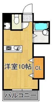 陣山ハイマートの間取り画像
