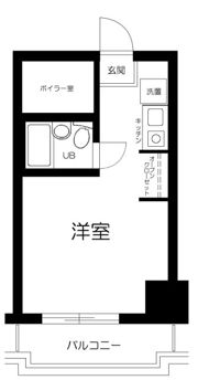 モンテベルデ築地の間取り画像