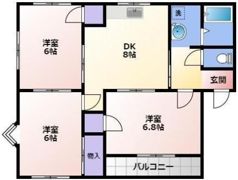 サンシティー本多の間取り画像