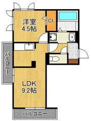 D-room城野の間取り画像