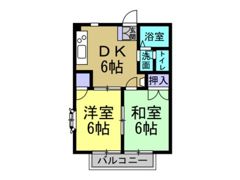 カーサ石ヶ根Bの間取り画像